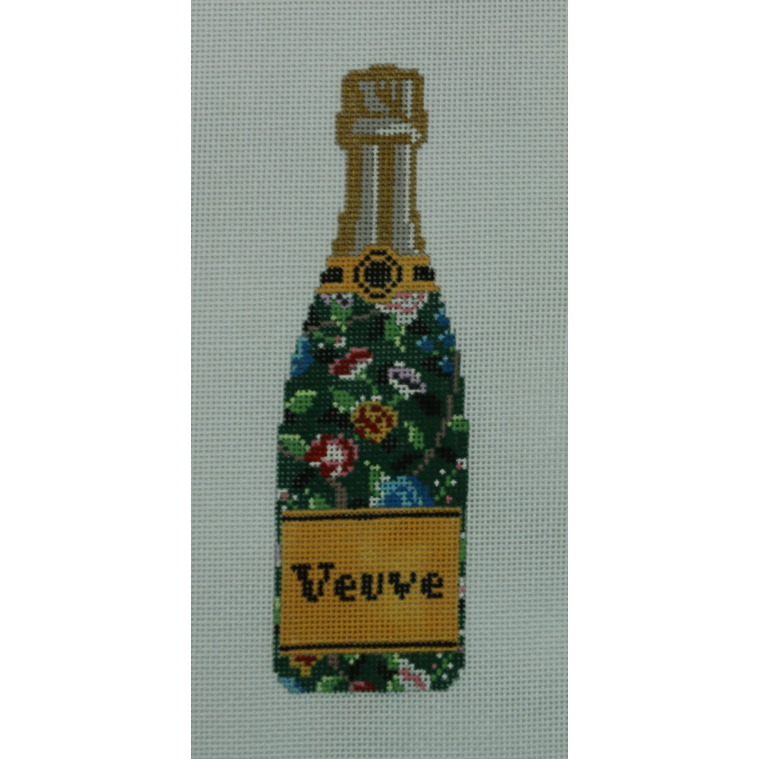 Green Floral Champagne