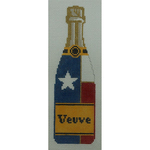 Veuve Bottle - Texas Flag