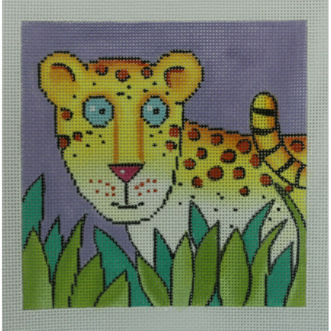 Tiger on Purple
