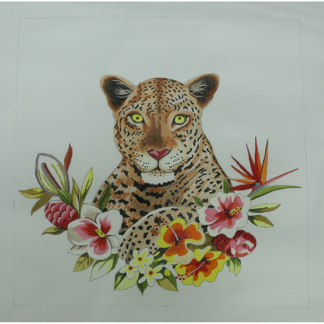 Cheetah in Flowers