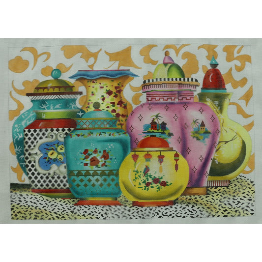 Vases, Leopard Print