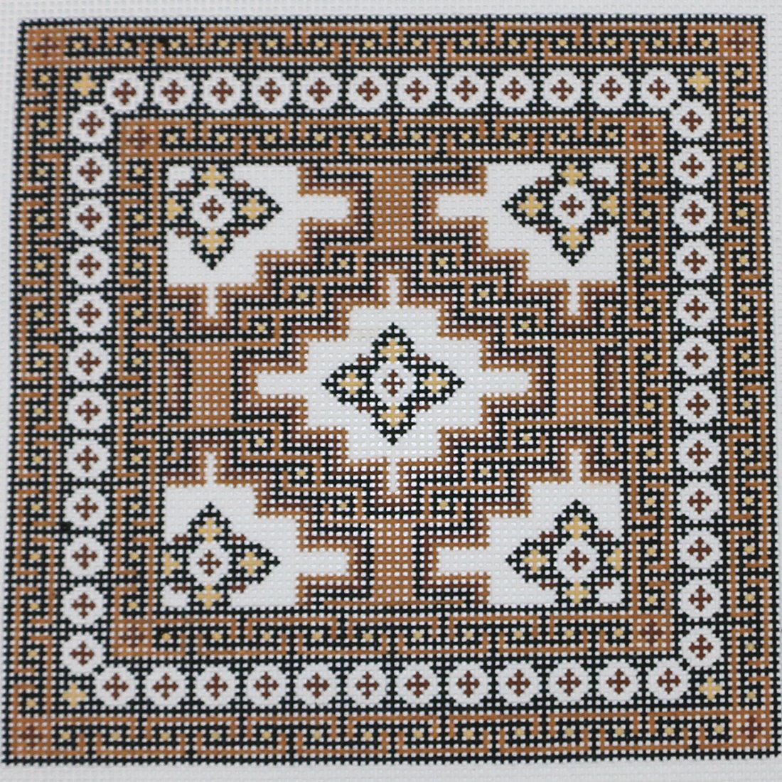 Brown/White Geometric