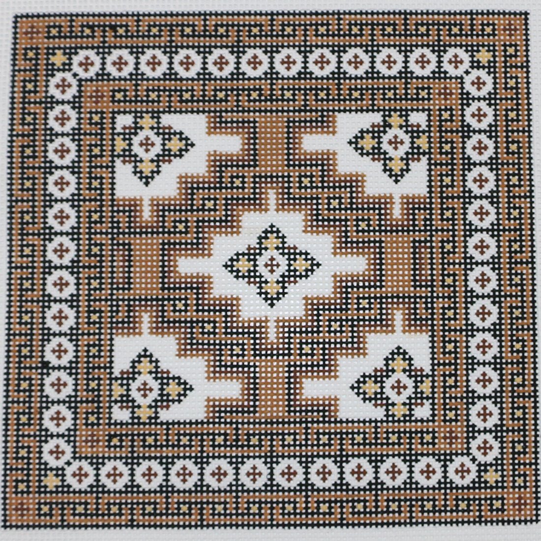 Brown/White Geometric