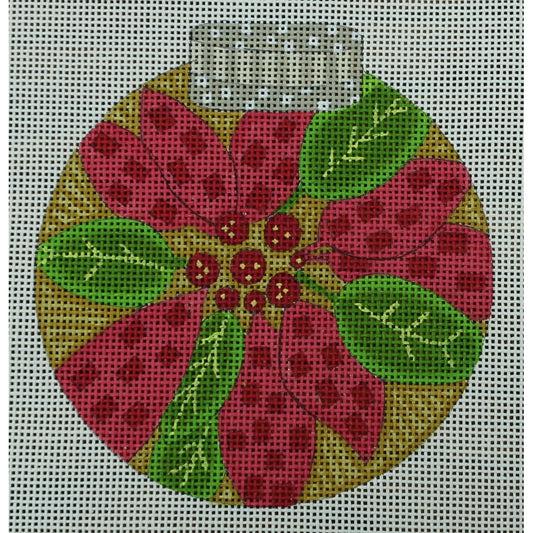 Poinsettia Ball Ornamnet