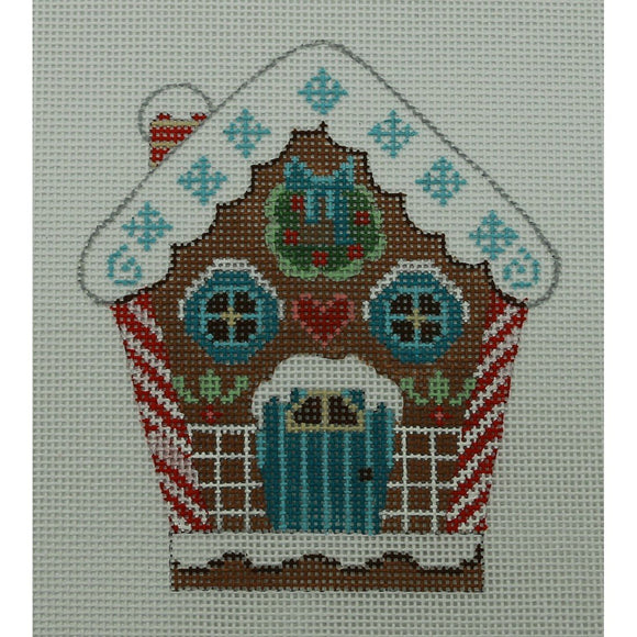 Gingerbread House - Teal Door