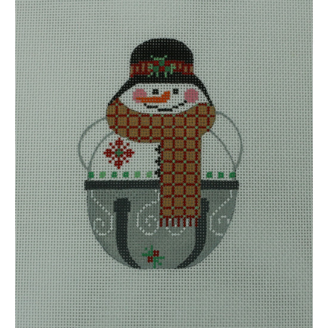 Jingle Snowman, Black Hat with Band