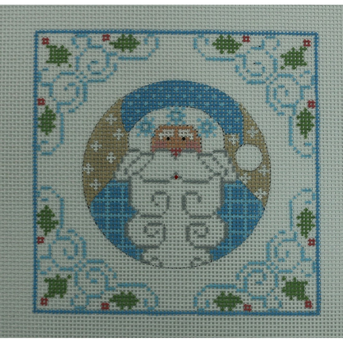 Santa Square, Blue Hat