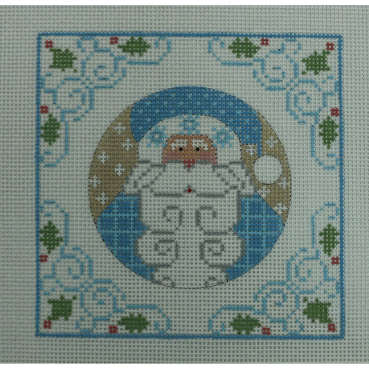 Santa Square, Blue Hat