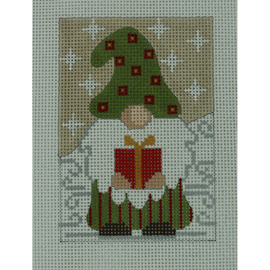 Gnome Holding Gift