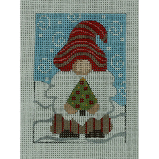 Gnome Holding Tree