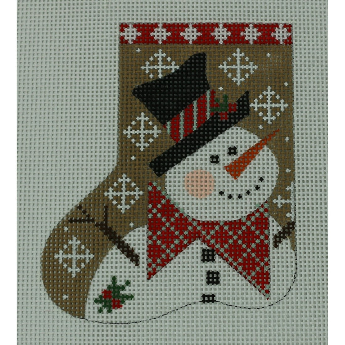 Snowman with Red Bow Tie