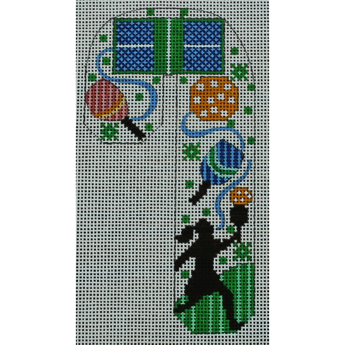 Lady Pickleball Candy Cane