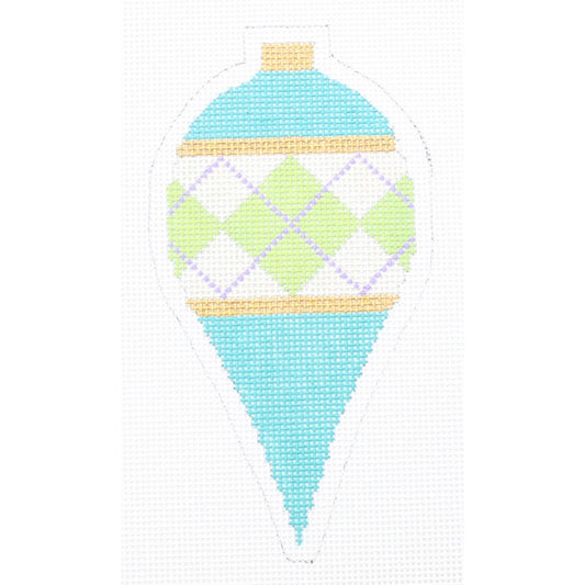 Turquoise/Lime Ornament