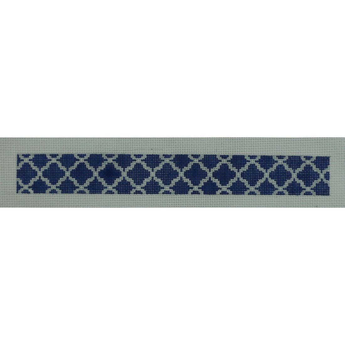 Quatrefoil Key Fob, Royal Blue