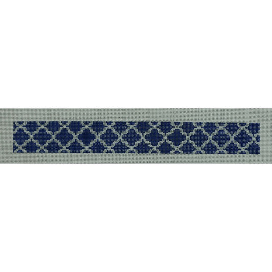 Quatrefoil Key Fob, Royal Blue