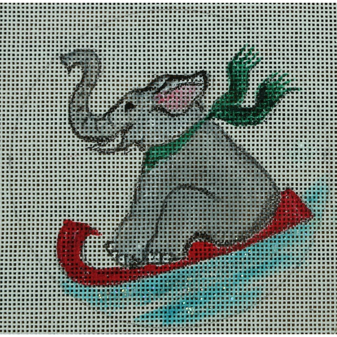 Elephant on Sled