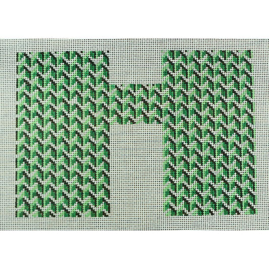 Y Pattern Clutch Front Green