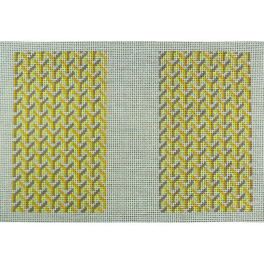 Y Pattern Clutch Back Yellow
