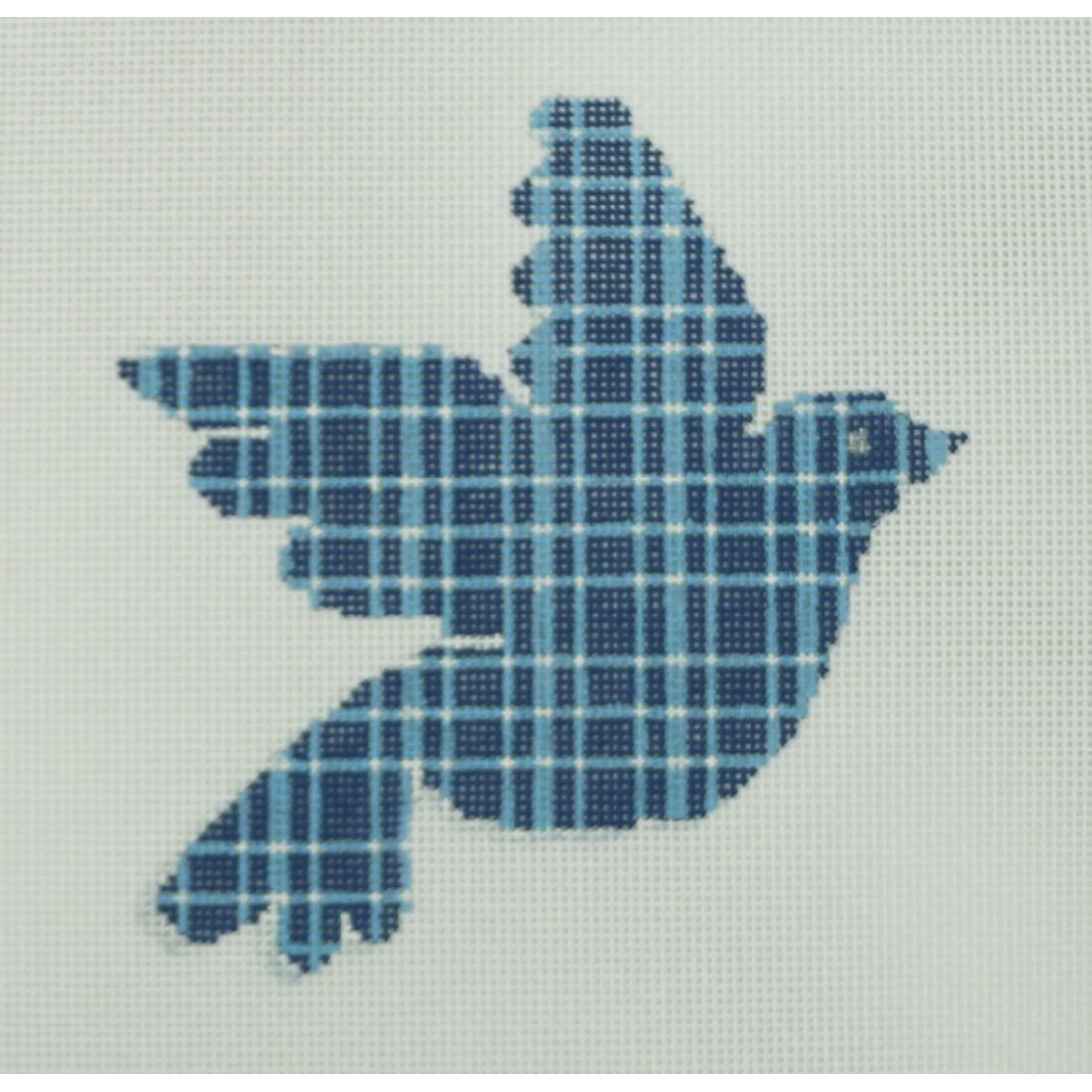 Blue Plaid Dove