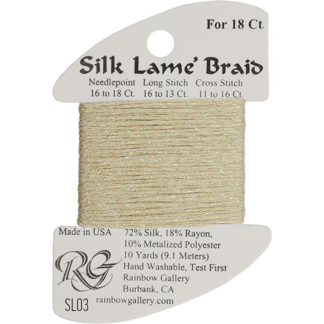 Silk Lame Braid 18 ct.,  Group 1