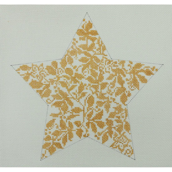 Teri's Tree Topper Star, Gold