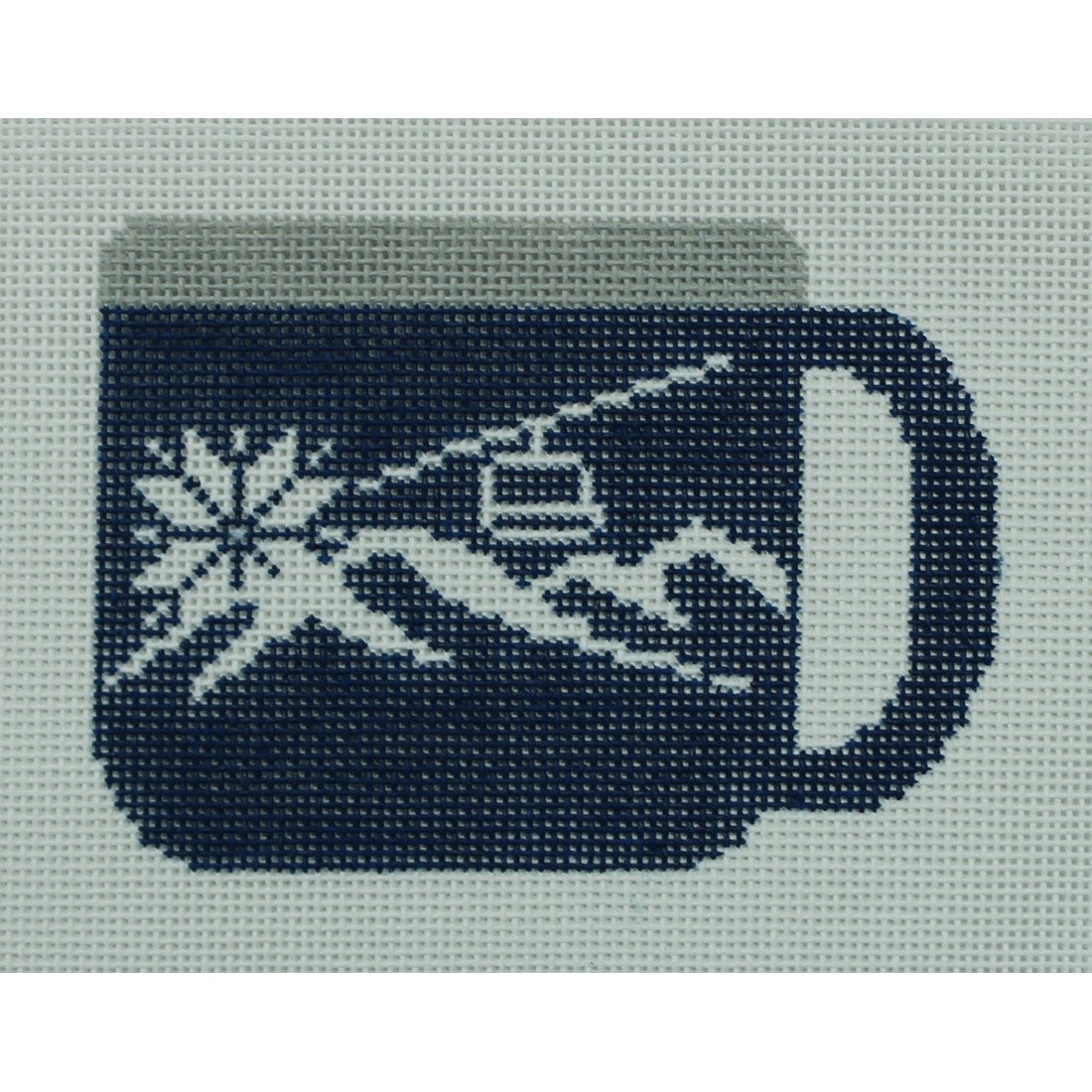 Blue Ski Camping Mug