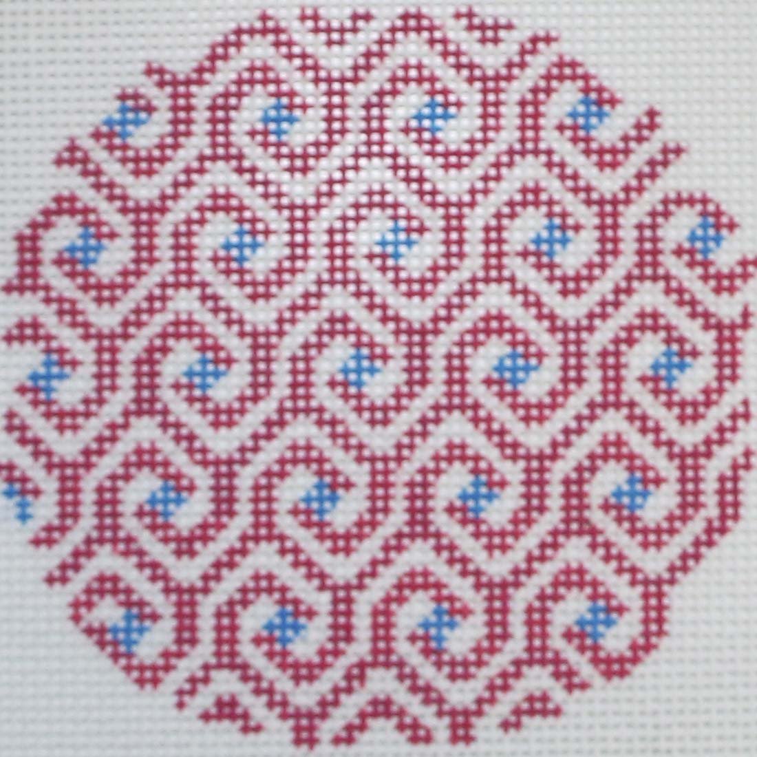 Pink/Blue Geometric
