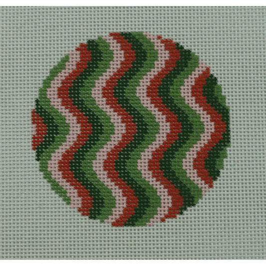 Squiggle, Pink & Green