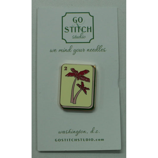 Palm Tree Mahjong Tile Needle Minder