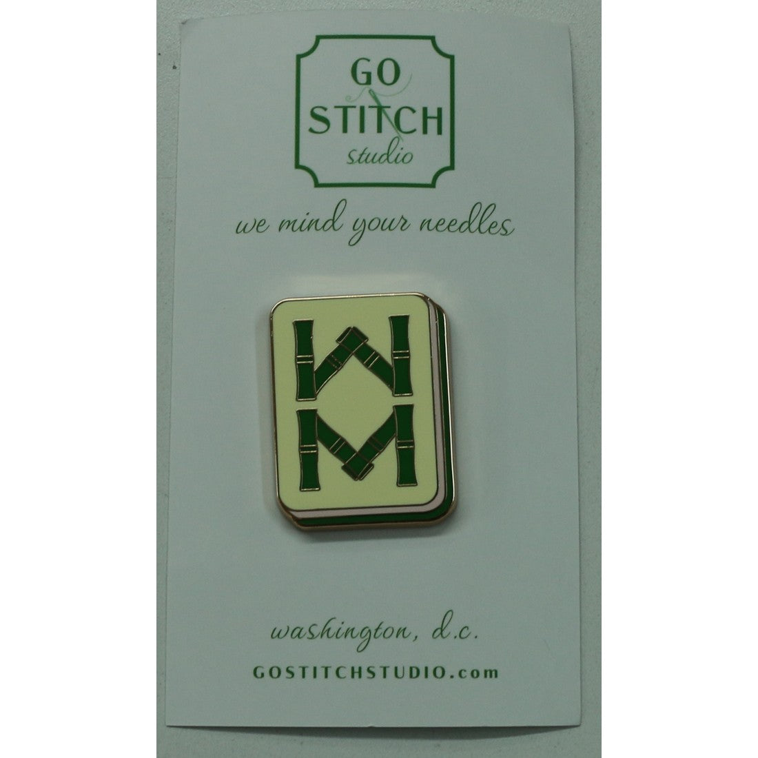 Bamboo Mahjong Tile Needle Minder