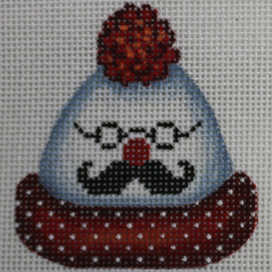 Hat with Face/Moustache