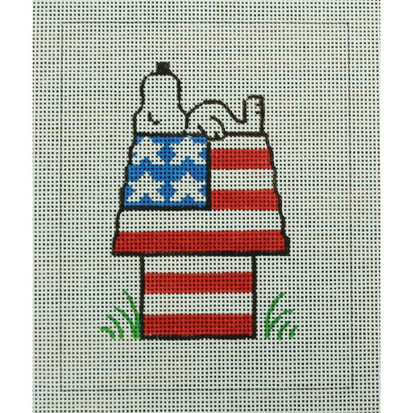 Snoopy/Flag Doghouse