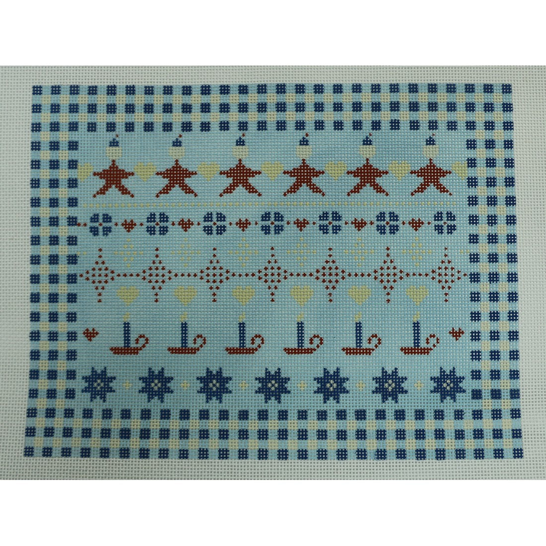 Blue Gingham Pierrot
