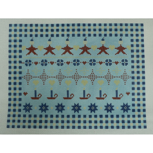Blue Gingham Pierrot