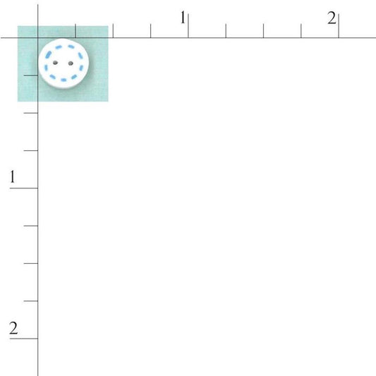 Tiny Blue & White Circle BW1009.T