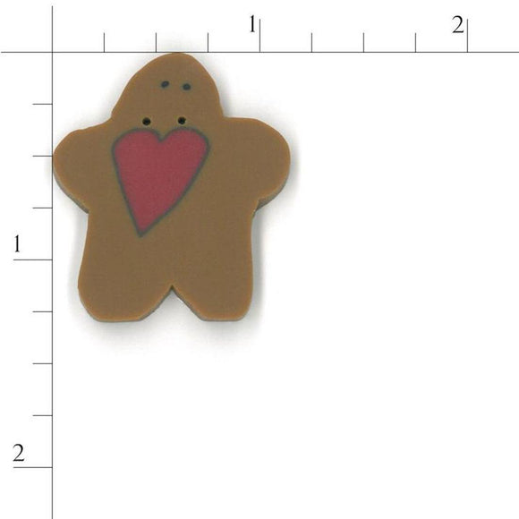 Large Gingerbread w/ Heart NH1020.L