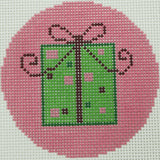 Green Present w/ Pink