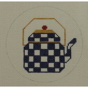 Teapot Round, Blue