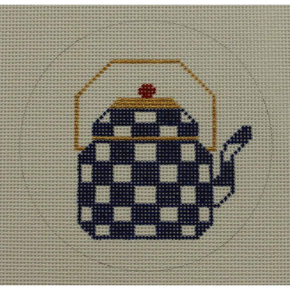 Teapot Round, Blue