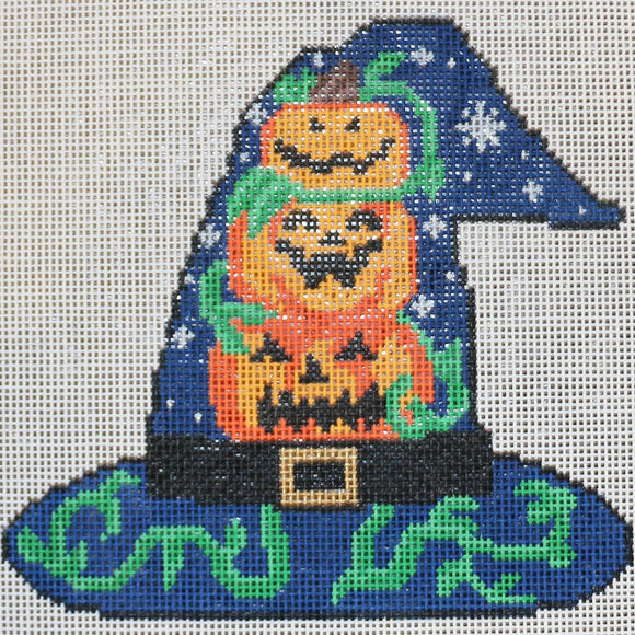 Three Pumpkins Witch's Hat