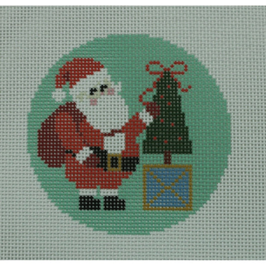 Santa with Topiary