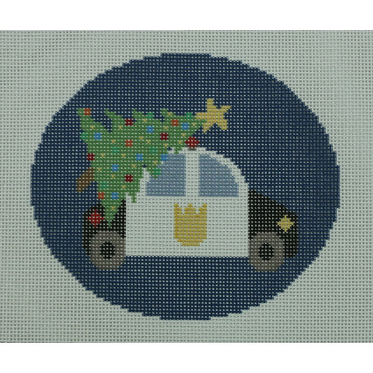 Christmas Police Car
