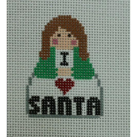 I Heart Santa Angel