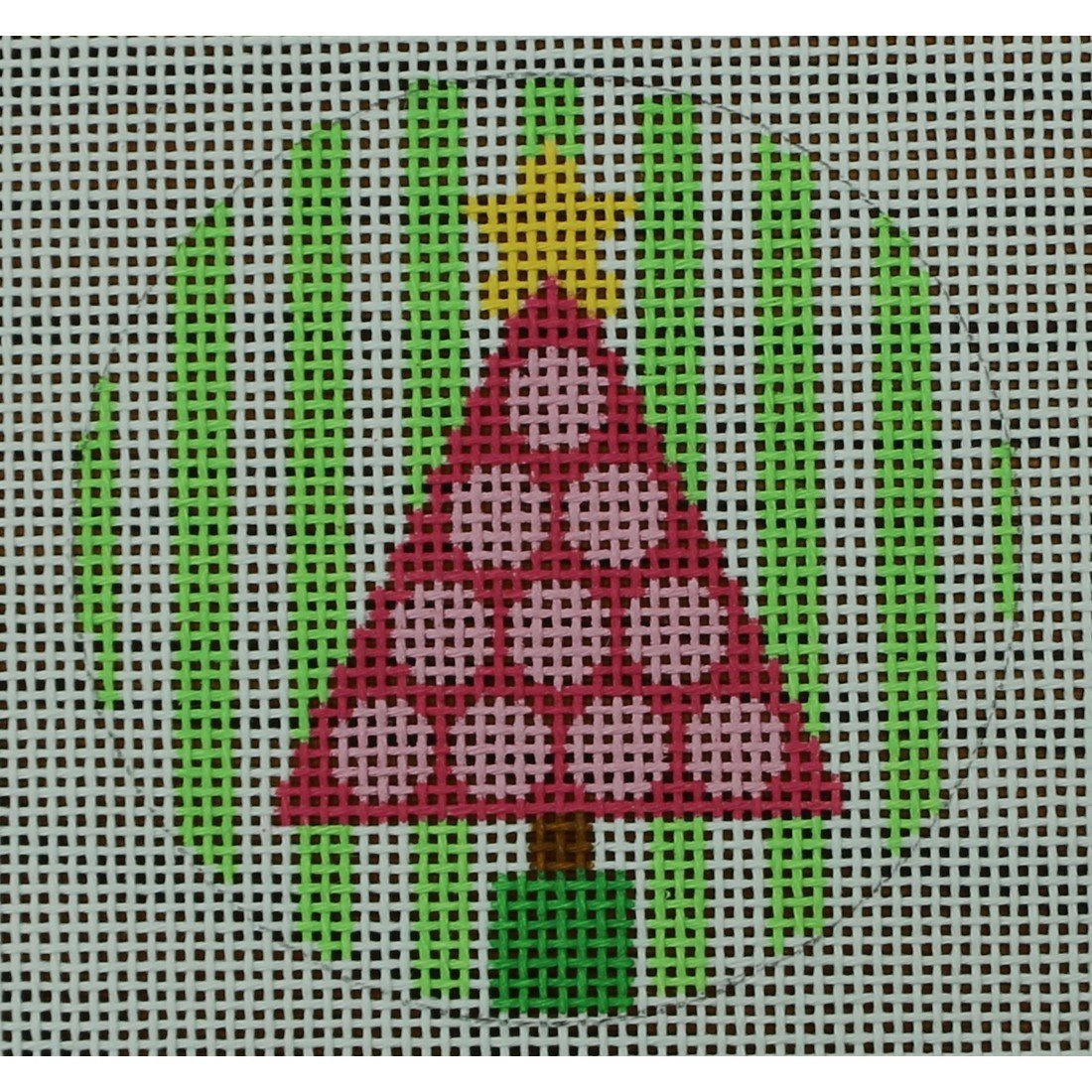 Pink Tree with Polka Dots