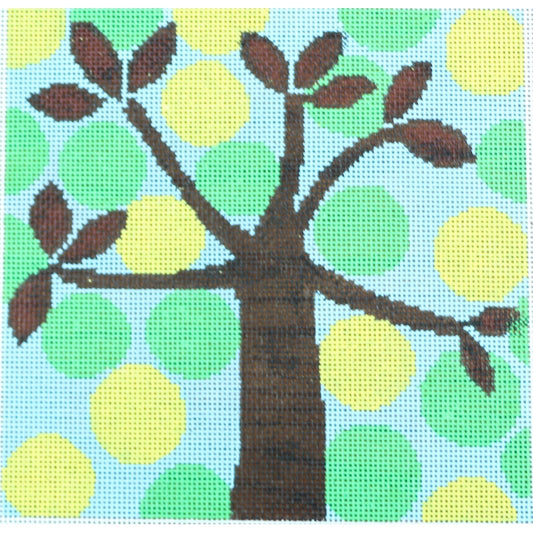 Tree, Yellow/Green Circles
