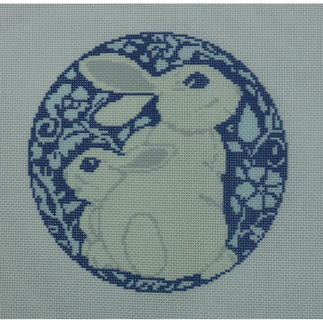 Blue & White Bunnies