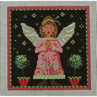 Pink Topiary Angel