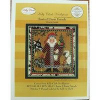 Santa & Farm Friends Square Stitch Guide