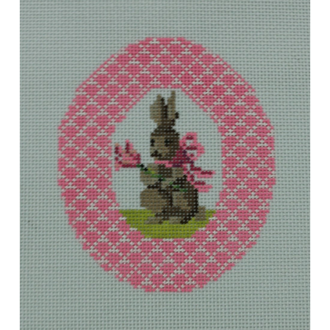 Pink Bunny with Tulip Egg