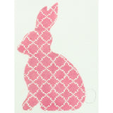 Fuchsia Quatrefoil Hare